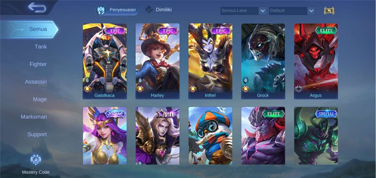 Akun Mobile Legend